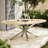 Ambia Garden VRTNA MIZA les, kovina naravne barve | Shoptok.si