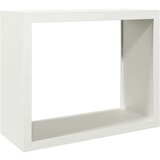 vidaXL stojalo za drva belo 100x40x80 cm jeklo | Shoptok.si