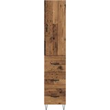 vidaXL Highboard Staro drvo 69,5 x 34 x 180 cm Konstruirano drvo | shoptok.hr