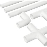 PVC Cijev 12 pcs Bijelo 12,2 x 1,8 x 500 mm PP, PE | Eponuda.com