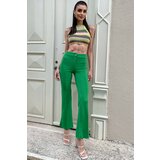 Trend Alaçatı Stili Pants - Green - Bootcut Cene