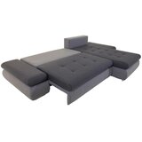 CARRYHOME SEDEŽNA GARNITURA, tkanina antracit, modra | Shoptok.si