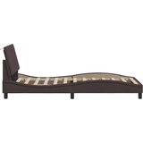  Posteljni okvir brez vzmetnice temno rjav 90x200 cm blago, (21791573) | Shoptok.si