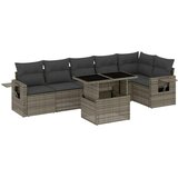 vidaXL 7-dijelni set vrtnih sofa sivi od poliratana | shoptok.hr