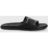 Ugg Usnjeni natikači Solivan Slide žensko,