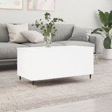 The Living Store Klubska mizica bela 90x44,5x45 cm inženirski les - Klubska Mizica, (21574358) | Shoptok.si