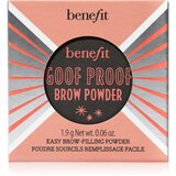 Benefit Goof Proof Brow Powder puder za obrve nijansa 6 Cool Soft Black 1,9 g | shoptok.hr