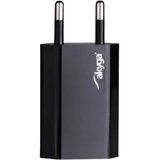 Akyga AK-CH-03BK USB punjač 5 W utičnica Izlazna struja maks. 1 A USB Broj izlaza: 1 x | Eponuda.ba
