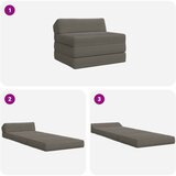 SOFA na razvlačenje Svjetlosiva 200 x 70 x 10 cm | Eponuda.ba