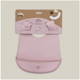Interbaby Silikonski podbradak za bebe - Dark Pink Cijene