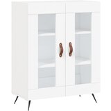 Maison Chic Komoda - Predalnik bela 69,5x34x90 cm inženirski les, (21716524) | Shoptok.si