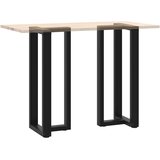  Noge za barski stol T-oblika 2 kom Crne 40x35x(100-101) cm Čelik | shoptok.hr