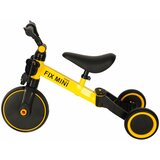  Sklopivi multifunkcionalni tricikl Fix Mini 3u1 - žuti | Shoptok.si
