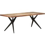 vidaXL Blagovaonski stol 200 x 90 x 76 cm od masivnog obnovljenog drva | shoptok.hr