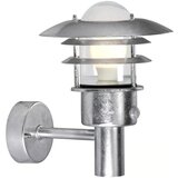 Nordlux LONSTRUP spoljna zidna svetiljka sa senzorom, 1x E27/60W/230V, IP44, srebrna | Eponuda.com