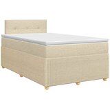  Boxspring krevet s madracem Krem 120 x 200 cm Tkanina | shoptok.hr