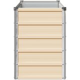  Povišeni vrtni krevet Slonovača 100 x 40 x 55 cm | shoptok.hr