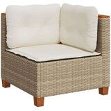  6-dijelni set vrtnih sofa s jastucima bež od poliratana | shoptok.hr