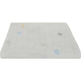Kindsgut siva posteljina od muslina Dots, 70 x 140 cm | shoptok.hr