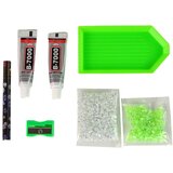  DIY set za izradu privjesaka bijeli jelen Slike