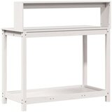  za sadnju s policama bijeli 108x50x109 5 cm od borovine | shoptok.hr