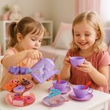 ISO TRADE dječji čajni set u koferu s etažerom i slasticama, jednorog | shoptok.hr