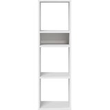 vidaXL Knjižna omara bela 34x31x112 cm inženirski les | Shoptok.si