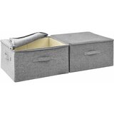  Kutije za pohranu 2 kom od tkanine 43 x 34 x 23 cm sive | shoptok.hr