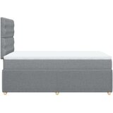  Krevet s oprugama i madracem svjetlosivi 120x190 cm od tkanine | shoptok.hr