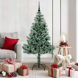 vidaXL Umjetno božično drevo s snežno obloženimi vejicami in LED lučko | Shoptok.si