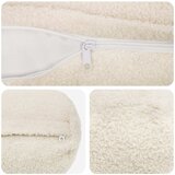  Presvlaka za jastuk 6 pcs HEERLEN Krem Ø 15 x 40 cm Bouclé | shoptok.hr