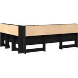  Skladiščni naslon Črna Orehovina 140 cm Konstruiran les, (5000142453) | Shoptok.si