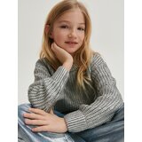 Reserved - Džemper s metalnim efektom - srebrna | shoptok.hr