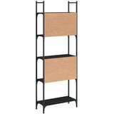Police za knjige s 5 razina crne 60,5 x 24 x 166,5 cm drvene | Eponuda.com