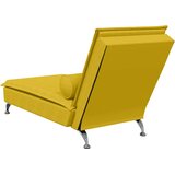  Masažna počivaljka s valjkastim jastukom žuta baršunasta | shoptok.hr