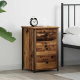  Noćni ormar Smeđa 40 x 36 x 60 cm Čvrsto drvo iz reciklaže | shoptok.hr