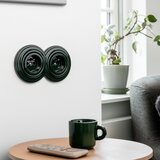  Kliklap - Dvostruka retro kućna utičnica s okvirom, 230V, zelena | Eponuda.com
