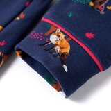  Dječja haljina s dugim rukavima i vezicom modra 116 | shoptok.hr