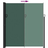  Bočna tenda na uvlačenje tamnozelena 220 x 600 cm | shoptok.hr