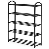 Modern Home Polica za obuću Metal 5 (XJ53K BLACK) | ePonuda.com