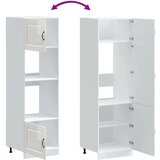 vidaXL Omarice za pečico 2 kosa Lucca bel inženirski les | Shoptok.si