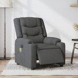 Maison Chic Električni masažni naslanjač - Relax naslanjač temno sivo blago, (22062170) | Shoptok.si