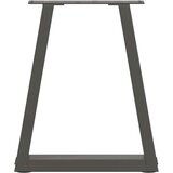  Noge za klub stolić V-oblika 2 kom antracit 28 x (42-43,3) cm čelik | shoptok.hr