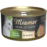 Miamor fini fileji v omaki 24 x 85 g - Tuna & zelenjava
