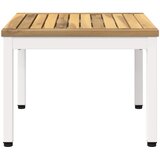  Stolić za kavu Bijela 50 x 48,5 x 36 cm Čvrsto drvo akacije | shoptok.hr