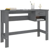  Radni stol HAMAR tamnosivi 110 x 40 x 75 cm od masivne borovine | shoptok.hr
