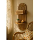 Hanah home Dekorativna zidna polica Artmtkwll2 Wenge | Eponuda.com