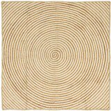  Tepih Prirodna i bijela 120 x 120 cm Juta | shoptok.hr