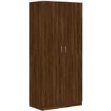 Ormar boja smeđeg hrasta 90 x 52 x 200 cm od konstruiranog drva | shoptok.hr
