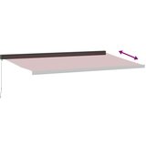 Tenda na ručno uvlačenje bordo 500 x 300 cm | shoptok.hr